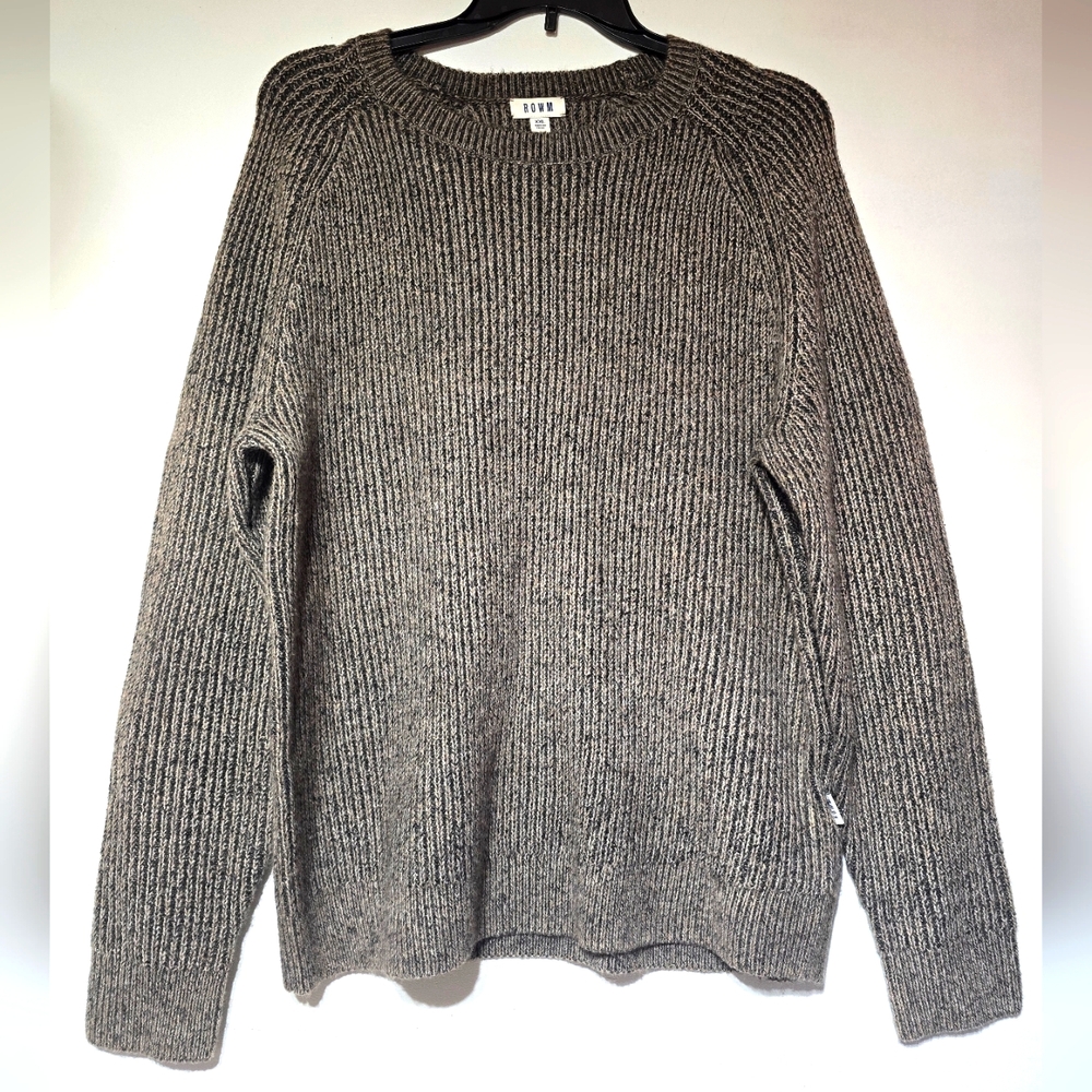 ROWM Men's Crewneck Sweater. Light Brown. Size XXL